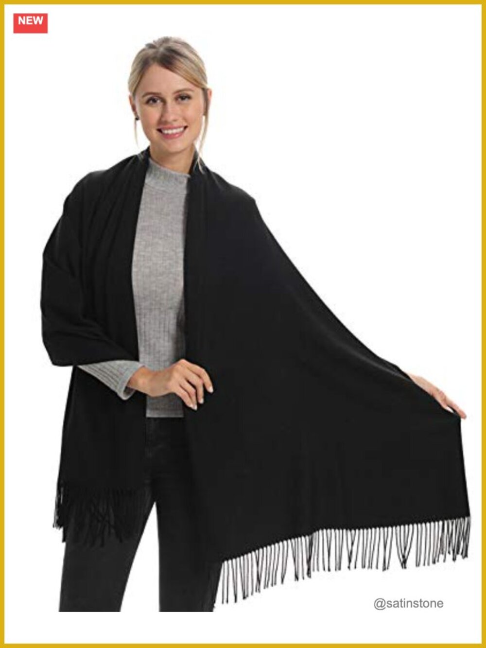 Soft Wraps Pashmina Scarf Lightweight Warm Shawl